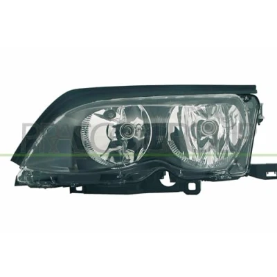 Imagen de PRASCO BM0214904 Faros izquierda H7/H7 FF negro para circulación por la derecha con electromotor servomotor reg. alcance luces BMW: 3 Coupé