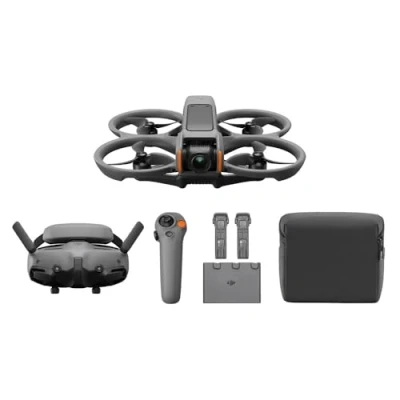 Imagen de Drone DJI Avata 2 Fly More Combo (3 Baterías), Vídeo 4K, 12 MP, Autonomía hasta 23 min, Velocidad 16 m/s, Googles 3, RC Motion Gris
