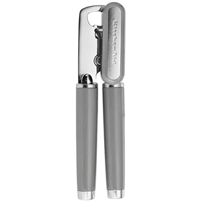 Imagen de KitchenAid Abrelatas multifunción clásico, abrebotellas, 8.34 pulgadas, gris