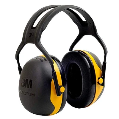 Imagen de 3M Peltor Orejeras X2, protector auditivo, protección auditiva contra niveles de ruido comprendidos entre 94 y 105 dB (SNR: 31dB), p. ej., herramientas eléctricas, paquete 1,Unisex, Negro/Amarillo