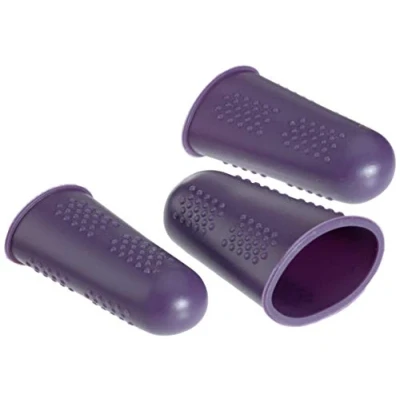 Imagen de Prym 611914 Protectores de Dedo Silicona 3pz, Morado, Normal, 3 Unidades