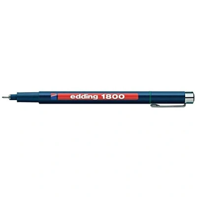 Imagen de Edding 1800 Profipen Delineador con Pigmento Fineliner Rotulador de Dibujo 0.1mm Negro