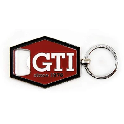 Imagen de BRISA VW Collection Llavero Volkswagen con abridor de botellas GTI (Hexágono) (Rojo)