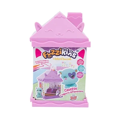 Imagen de Grandi Giochi Fuzzikins I Colorea Cachorros Casette, Salón del Hipopótamo, para Colorear, Lavar y recolorear FUZ00004