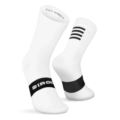 Imagen de SIROKO Calcetines para Ciclismo S1 White Gavia Blanco M