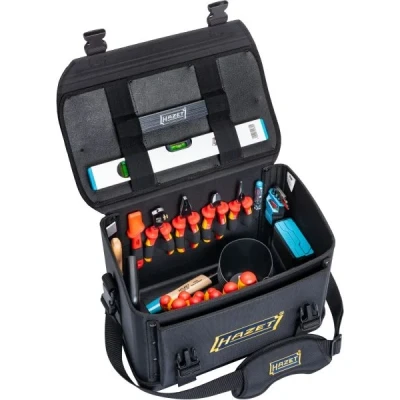 Imagen de Hazet 191T 2/89 bolsa de herramientas grande, maletín con 89 herramientas, incl VDE, robusto poliéster alta resistencia, correa acolchada para el hombro