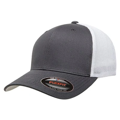 Imagen de Flexfit Gorra de Malla elástica Dos Tonos para Hombre Gris Talla única