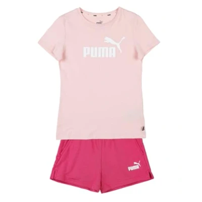 Imagen de PUMA Logo tee &amp; Shorts Set G Traje de trote, Niñas, Rose Dust Orchid Shadow, 176
