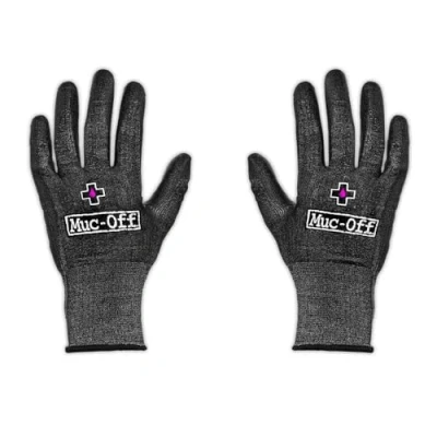 Imagen de Muc Off Guantes de Mecánico, Grandes Trabajo sin Látex, Anticortes para Mantenimiento Bicicletas y Motos Lavables a Máquina