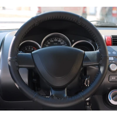 Imagen de MAMMOOTH CP10052 Funda cubierta para el volante negro 39 41 cuero con cordones norauto, oscaro, mister auto