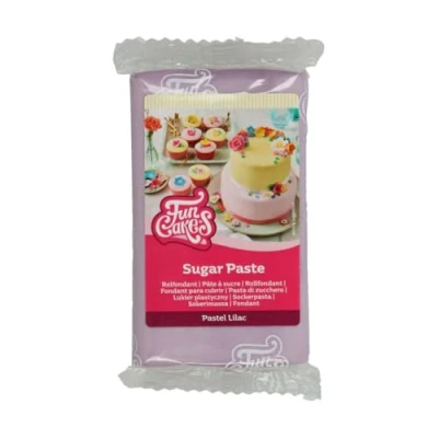Imagen de FunCakes Pasta de Azúcar Lila Pastel 250 g