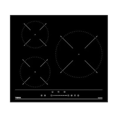 Imagen de Placa inducción Teka IBC 63 BF100, 3 zonas, 59 cm, Zona grande 30 Touch Control Slider, Negro