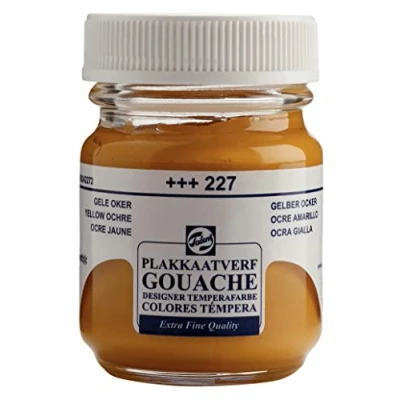 Imagen de Talens GOUACHE TÉMPERA EXTRAFINA 50 ML (Nº 227 OCRE AMARILLO)