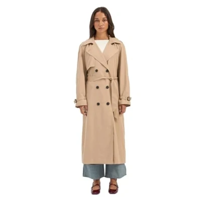 Imagen de ONLY Onlchloe Double OTW NOOS Gabardina, Mujer, Talla: XL, Tannin