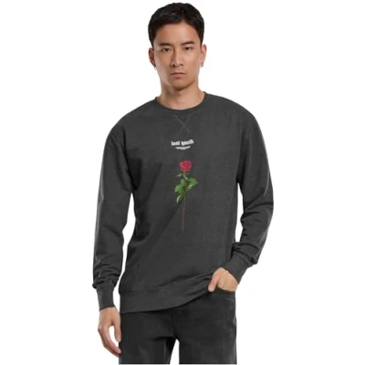 Imagen de Mister Tee LOST Youth ROSE Crewneck Sudadera, Hombre, Talla: XL, Charcoal