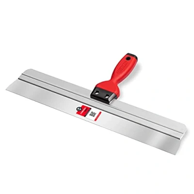 Imagen de COMENSAL® Espátula Pladur Profesional 500mm Ancha de Acero Inoxidable Emplastece Forma Ergonómica Made in EU