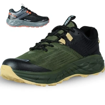 Imagen de Hi Tec Geo Fuse Trail Zapatillas Running Hombre, de Deporte Hombre con Forro Antihumedad, Plantilla EVA, Buena tracción y Durabilidad, Comodidad en terrenos difíciles