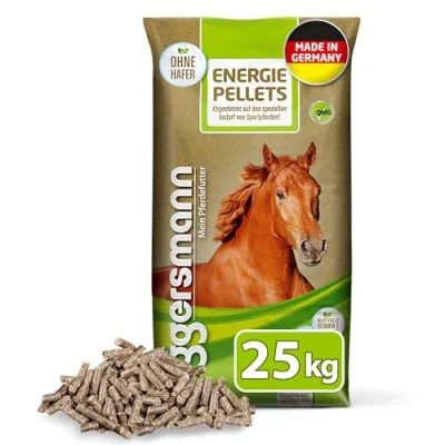 Imagen de Eggersmann Mein Pferdefutter Pellets de energía 25 kg Alimento complementario para Caballos Deportivos con Vitamina E y aminoácidos Que favorecen la Musculatura Resistencia