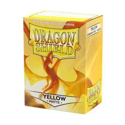 Imagen de Arcane Tinmen ApS ART11014 &#039;Dragon Shield&#039; Card Game, Matte Yellow