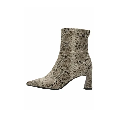 Imagen de Tamaris Damen Boot Heel 1 25315 45, Botas Cortas al Tobillo Mujer, Beige Snake, 39 EU