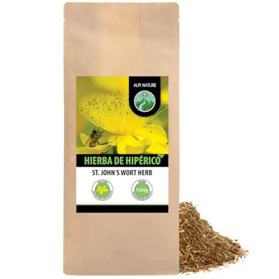 Imagen de Hipérico infusión, hierba de San Juan, cortado, secado suavemente, 100% natural, hierba, té (1 KG)