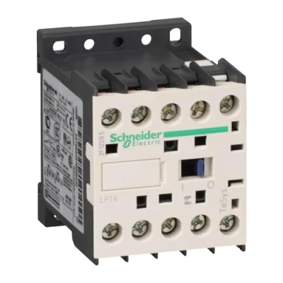 Imagen de Schneider Electric LP1K0601BD TeSys K Minicontactor 3P AC 3, 440 V 6 A, Bobina 24 CD