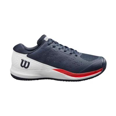 Imagen de Wilson Rush Pro Ace, Tennis Shoe Hombre, Navy Blazer/White/Infrared, 47 1/3 EU