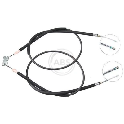 Imagen de A.B.S. K12035 Cable de Freno Mano 1705, 1670 Tambor para dirección izquierda/derecha FORD: ESCORT 7