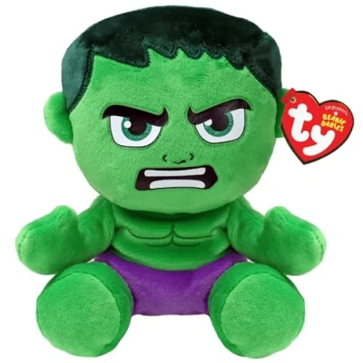 Imagen de TY Beanie Babies Marvel Hulk Soft 15cm