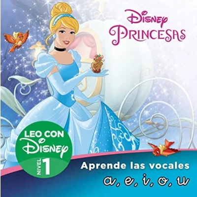 Imagen de Princesas Disney. Leo con Disney (Nivel 1). Aprende las vocales: a, e, i, o, u (Disney. Lectoescritura) (Aprendo Disney)