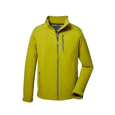 Imagen de killtec Hombres Chaqueta softshell/chaqueta outdoor con cuello alto KOS 263 MN SFTSHLL JCKT, green, L, 41262 000
