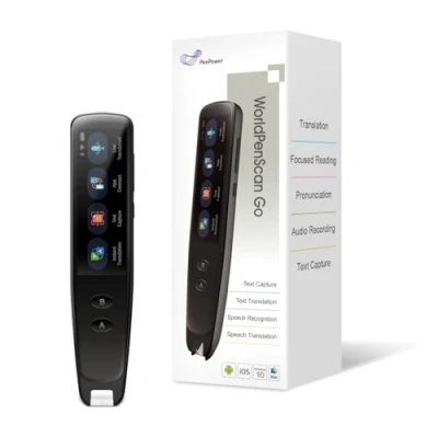Imagen de WorldPenScan Go Escáner de Lápiz Independiente inalámbrico Pantalla táctil LCD Resaltador Digital Lectura OCR Traductor multilingüe Voz y escaneo a Texto para traducir