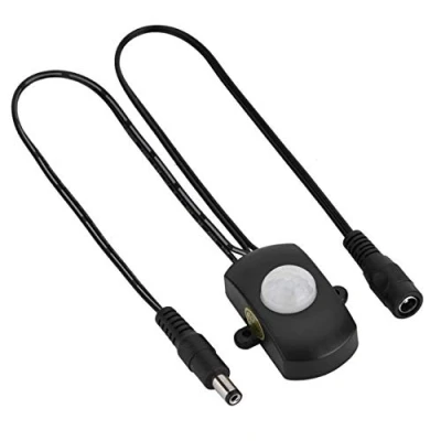 Imagen de PB Versand Sensor de movimiento por infrarrojos para tiras luces LED (12 V CC, 4 A) Con pasadores huecos
