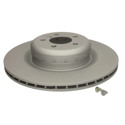 Imagen de ATE 24.0124 0219.2 disco de freno 385,0 24,0 5 120,0 dos piezas, ventilado revestido altamente carbonizado con tornillos BMW: X6