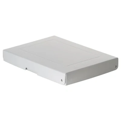 Imagen de FALKEN Original PureBox Pro Made in Germany. 40 mm de alto, DIN A4, ISO 9706, 16245 A. Caja almacenamiento resistente al envejecimiento sin ácidos, con tapa, adecuada para archivar