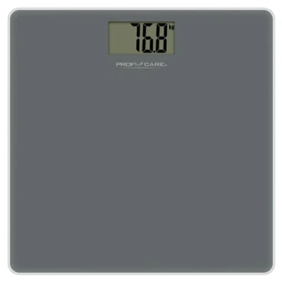 Imagen de ProfiCare, Pèse personne électronique avec écran LCD, Plage de mesure 5 à 180 kg, PC PW3122, Gris
