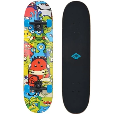 Imagen de Schildkröt Slider 31&quot; Skateboard, Unisex, Monsters, 510642