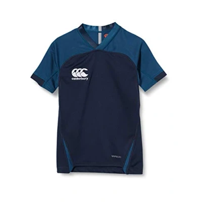 Imagen de Canterbury of New Zealand Vapodri Evader Camiseta de Rugby para niños, Color Azul Marino, 8 (S)
