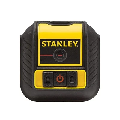 Imagen de STANLEY STHT77502 1 Nivel láser rojo cubix cruzadas y linea adicional de 90º, 12 m alcance, autonivelante, incluye bolsa transporte, 2 pilas AA soporte Quicklink
