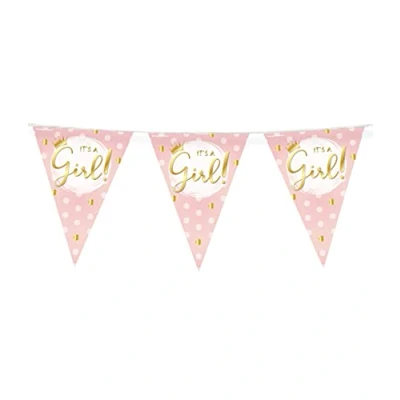Imagen de PD Party Foil Bunting, Color rosa/oro, 1000cm (7031029)