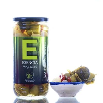 Imagen de Aceitunas Banderillas Picantes Esencia Andalusí 700 Gr Producto de Jaén (3 Unidades)