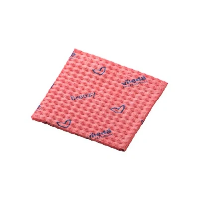 Imagen de Bayeta Vileda Professional Breazy semidesechable de Microfibra, pack 25uds roja
