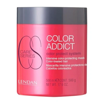 Imagen de LENDAN Mascarilla Pelo Teñido Color Addict 500 ml Protege el de los Cabellos Teñidos Nutre, Hidrata y la Cutícula Melena más Brillante Suave