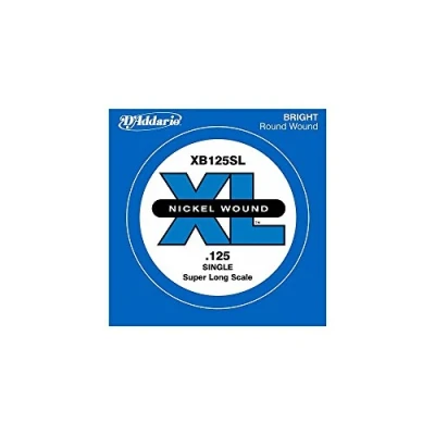 Imagen de D&#039;Addario .125 Nickel Wound Super Long Scale Single String for Bass Guitar