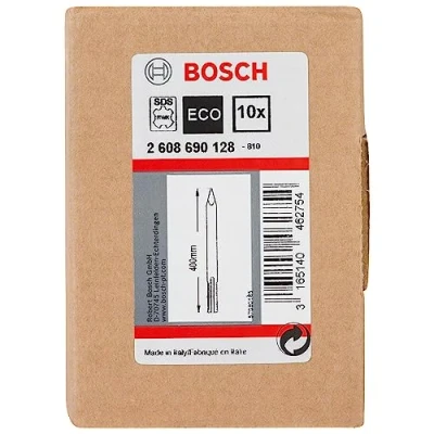 Imagen de Bosch 2 608 690 128 Cincel puntiagudo SDS max 400 mm (pack de 10)