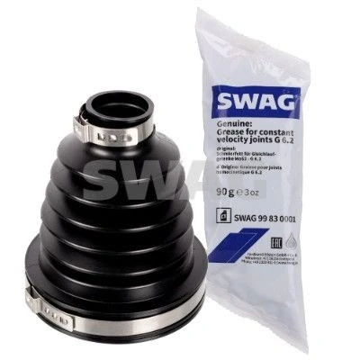 Imagen de SWAG 33 10 1533 Fuelle Palier lado de engranaje, Eje delantero, izquierda, derecha Termoplástico RENAULT: Captur II