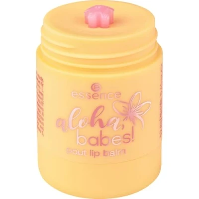 Imagen de Essence Cosmetics Bálsamo para labios aloha, babes pout lip balm, hidratar y humectar, cuidado, natural, 12.8 g