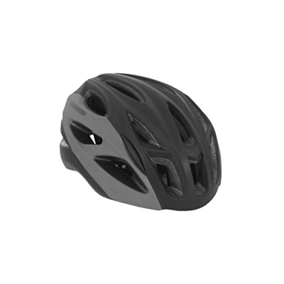 Imagen de Massi Pro Casco para Bicicleta, Deportes y Aire Libre, Negro/Gris, L