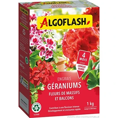 Imagen de Algoflash Fertilizantes geranios, flores de macizos y balcones 1 kg