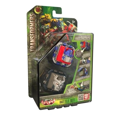 Imagen de Battle Cubes Transformers Optimus Prime Vs Scourge Juego de 2 batallas